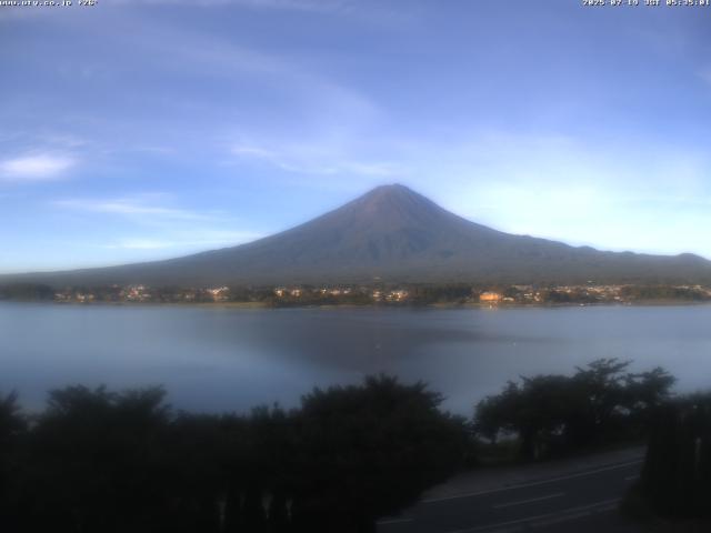 河口湖からの富士山