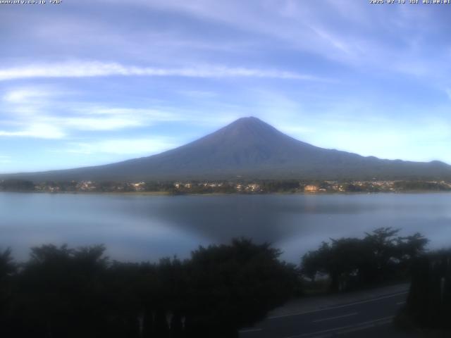 河口湖からの富士山