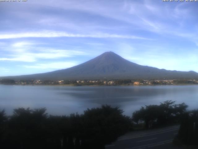 河口湖からの富士山