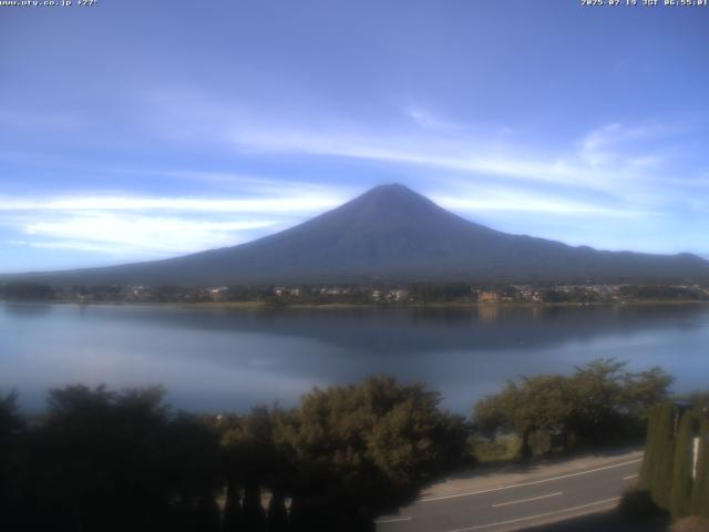 河口湖からの富士山