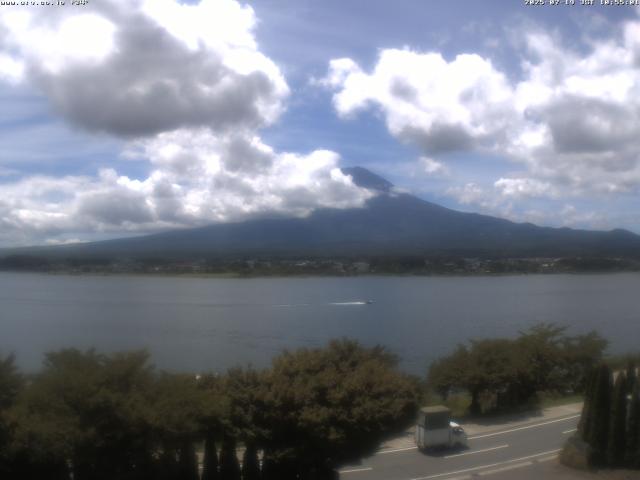 河口湖からの富士山
