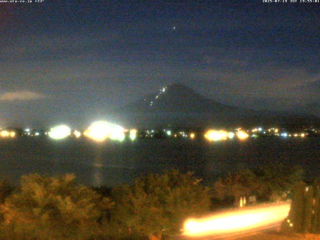 河口湖からの富士山