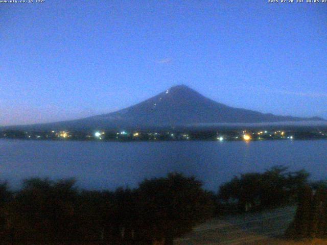 河口湖からの富士山