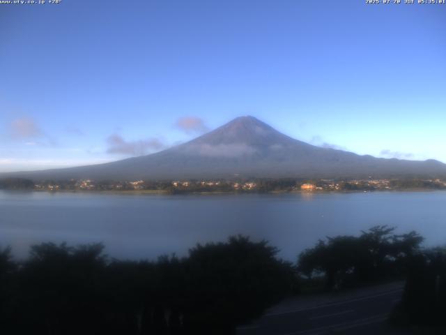 河口湖からの富士山