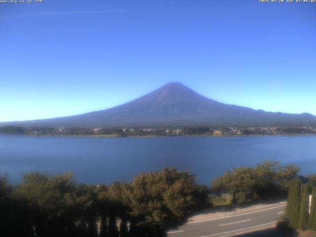 河口湖からの富士山