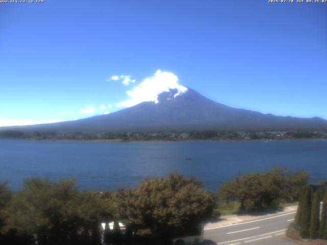 河口湖からの富士山