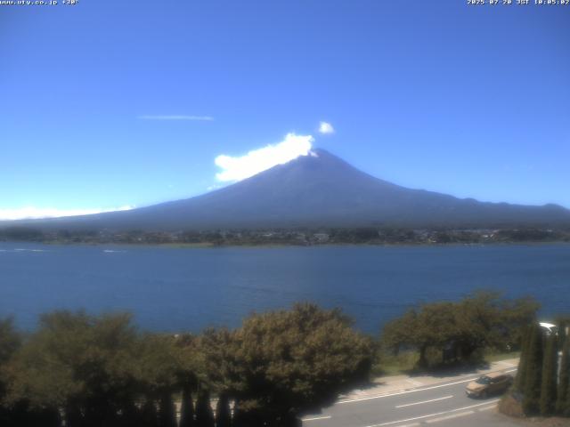 河口湖からの富士山