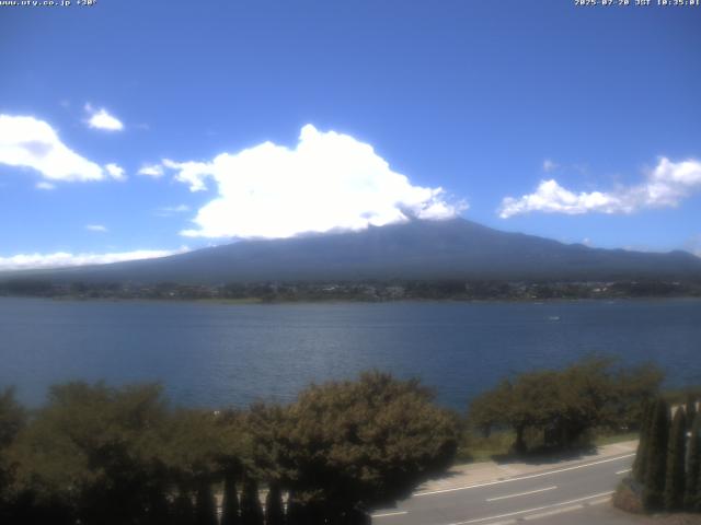 河口湖からの富士山