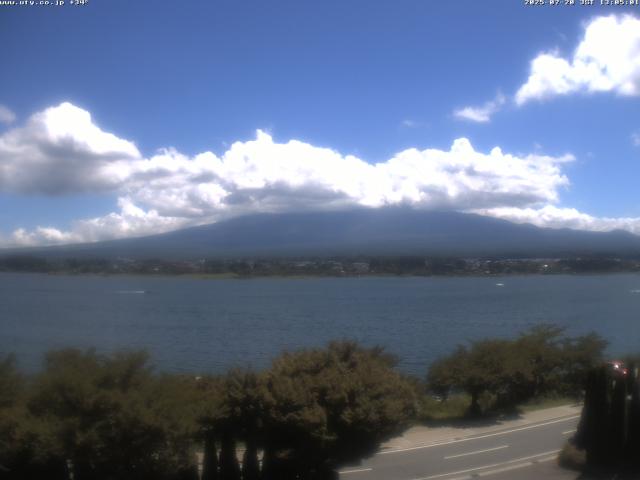 河口湖からの富士山