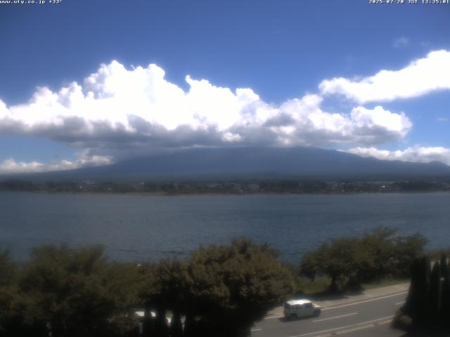 河口湖からの富士山