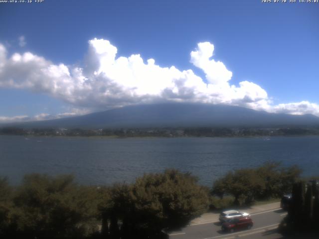 河口湖からの富士山