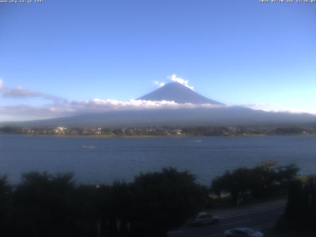 河口湖からの富士山