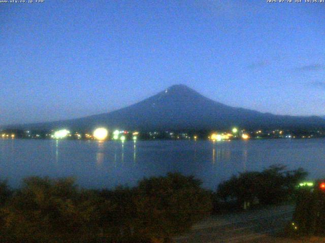 河口湖からの富士山