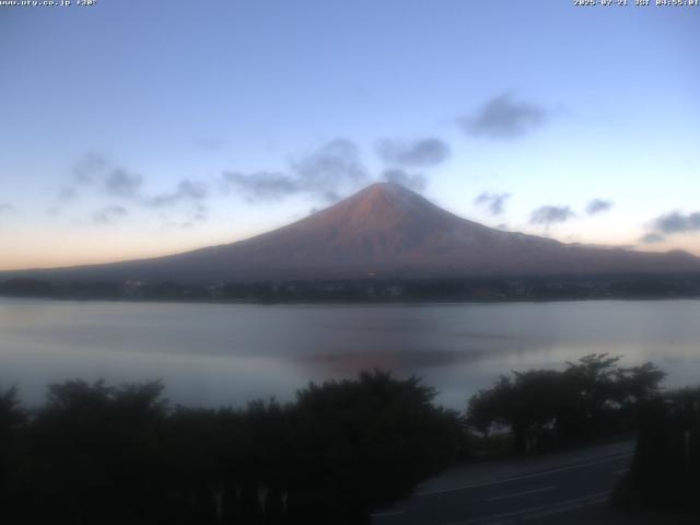 河口湖からの富士山