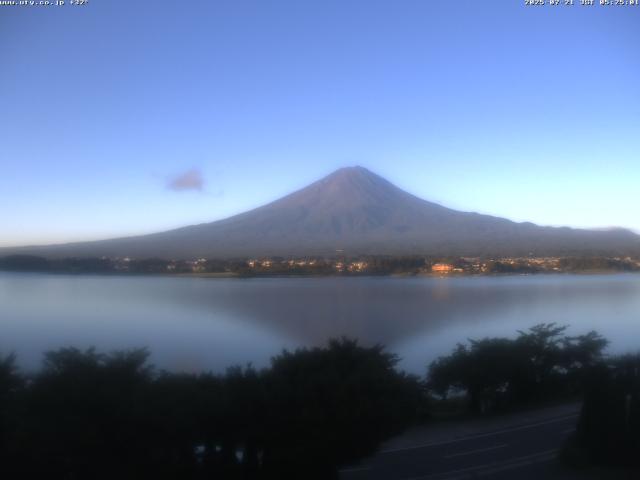 河口湖からの富士山