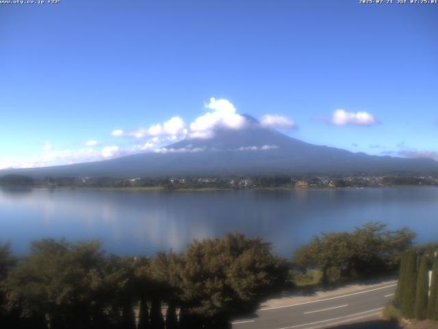 河口湖からの富士山