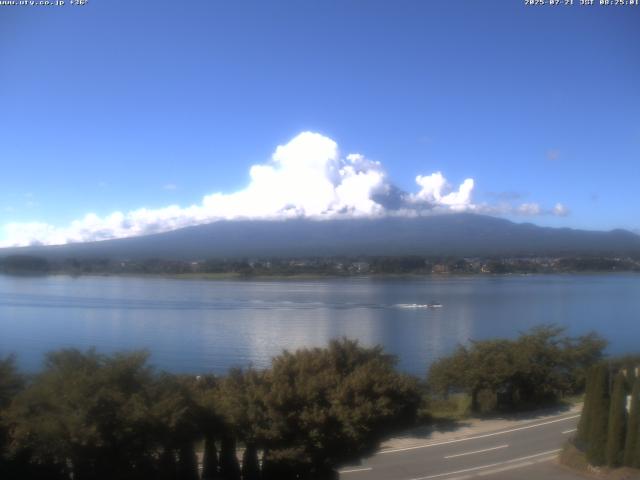河口湖からの富士山