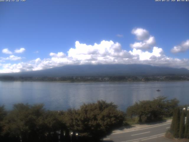 河口湖からの富士山
