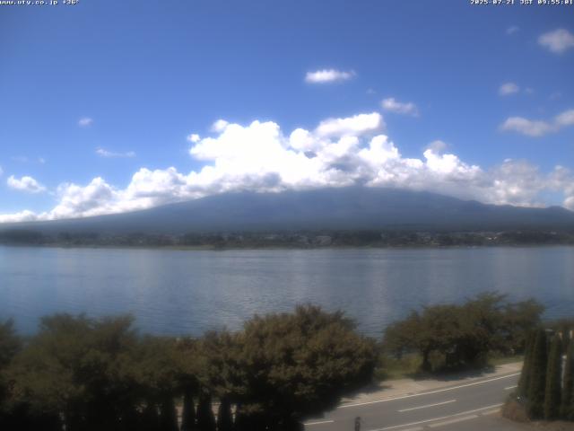 河口湖からの富士山