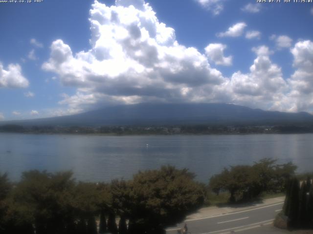 河口湖からの富士山