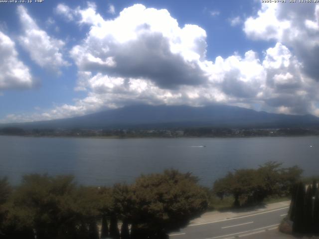 河口湖からの富士山
