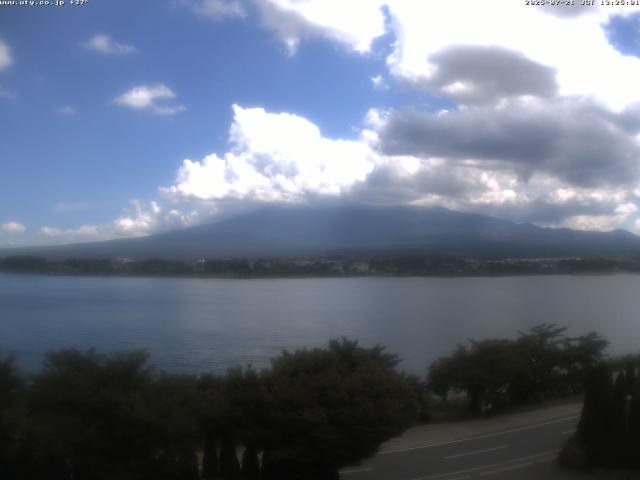 河口湖からの富士山