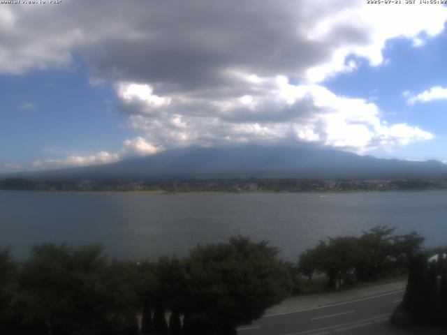 河口湖からの富士山