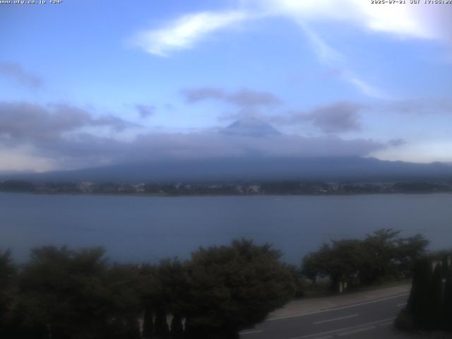 河口湖からの富士山