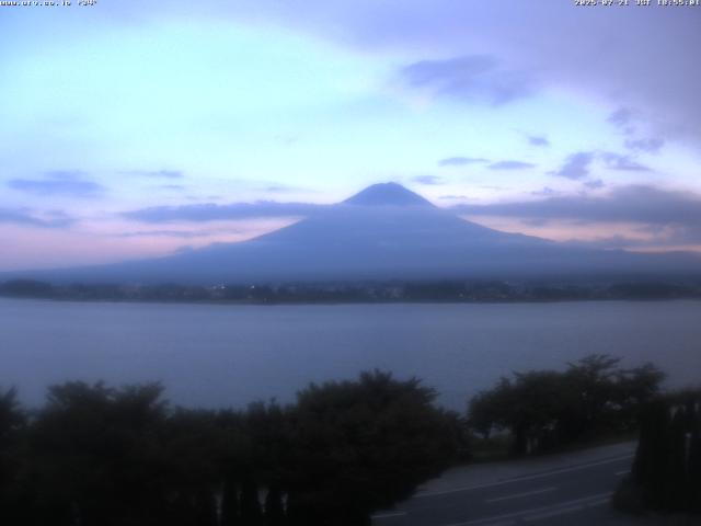 河口湖からの富士山