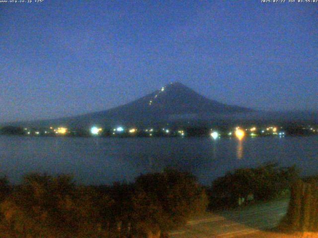 河口湖からの富士山