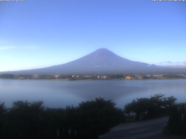 河口湖からの富士山