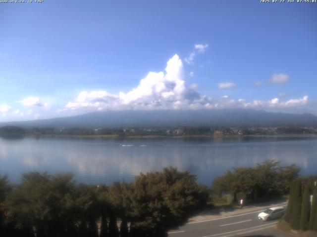 河口湖からの富士山