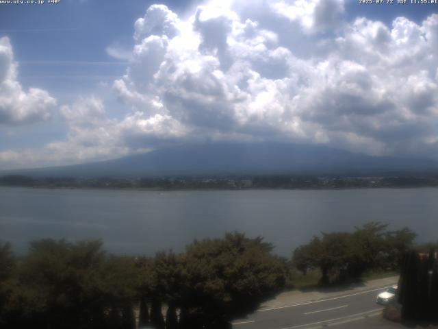 河口湖からの富士山
