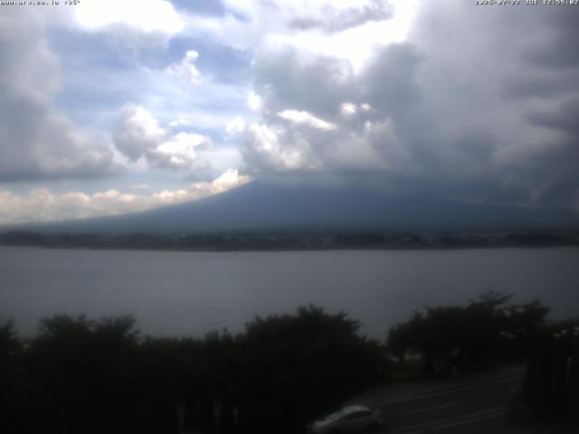 河口湖からの富士山