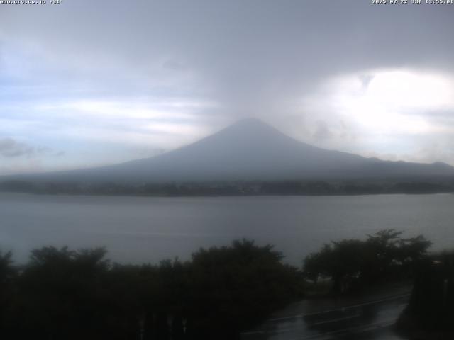河口湖からの富士山