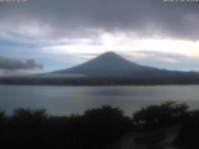 河口湖からの富士山