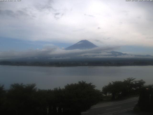 河口湖からの富士山
