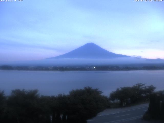 河口湖からの富士山