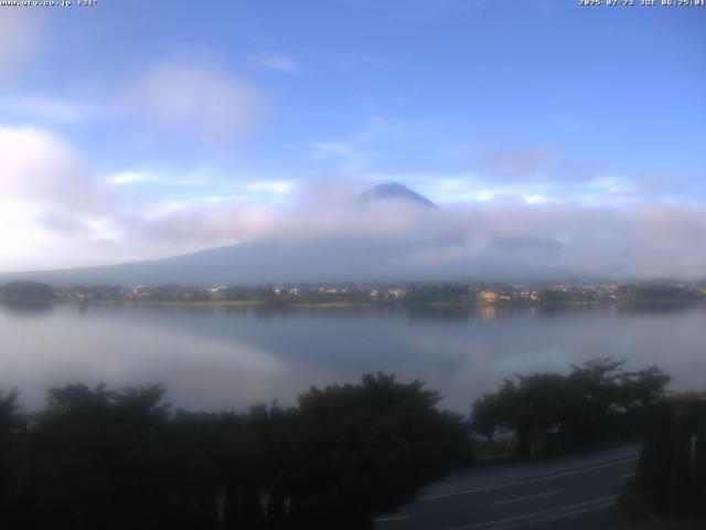 河口湖からの富士山
