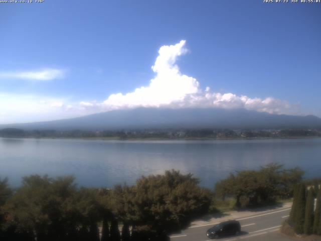 河口湖からの富士山