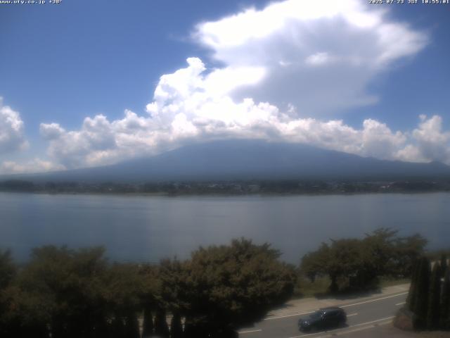 河口湖からの富士山