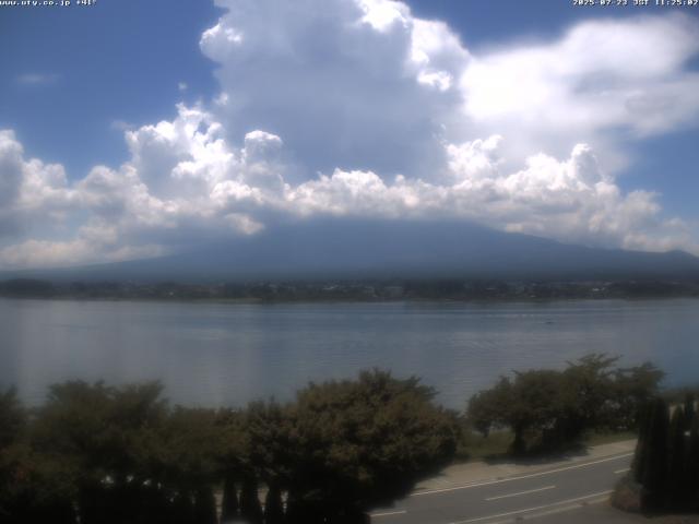 河口湖からの富士山