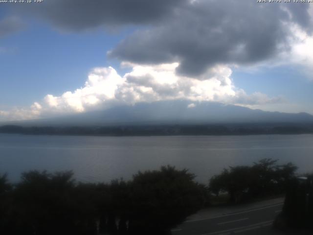 河口湖からの富士山