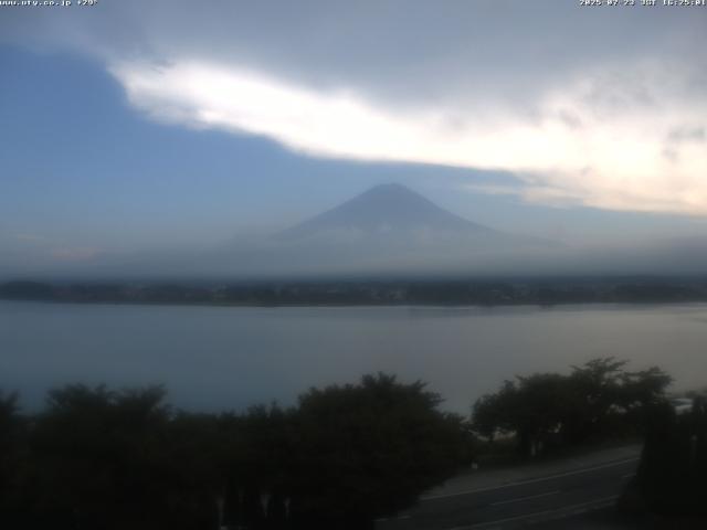 河口湖からの富士山