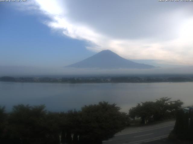 河口湖からの富士山