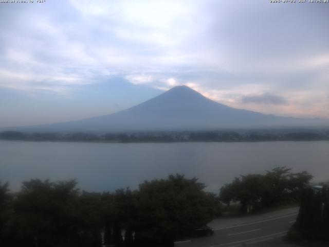 河口湖からの富士山