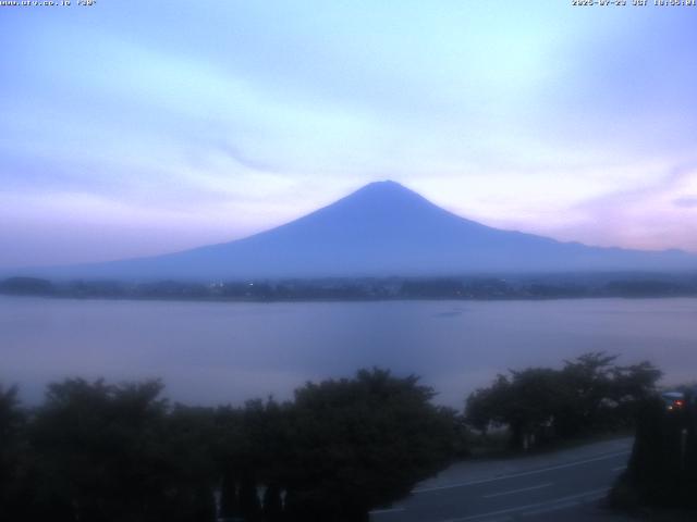 河口湖からの富士山