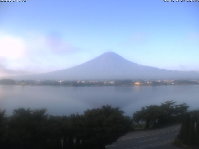 河口湖からの富士山