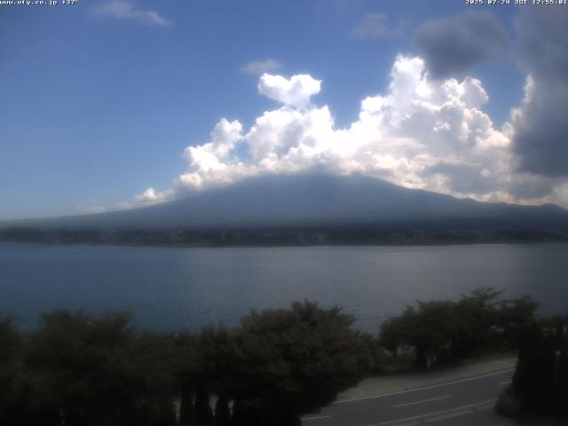 河口湖からの富士山