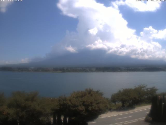 河口湖からの富士山
